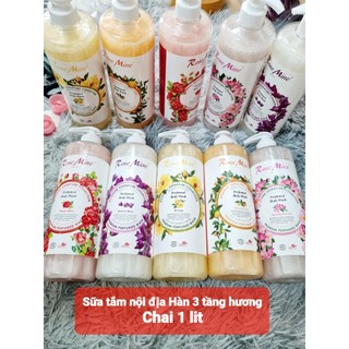 Sữa tắm hương nước hoa Rosemine 1 lit,  On the body 875ml
