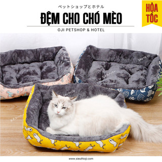 Giường cho chó mèo, đệm ổ nằm cho chó mèo