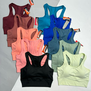 Áo Bra Tập Gym Yoga Nữ, Áo Bra Thể Thao Sẵn Mút CT1 Co Giãn Tốt