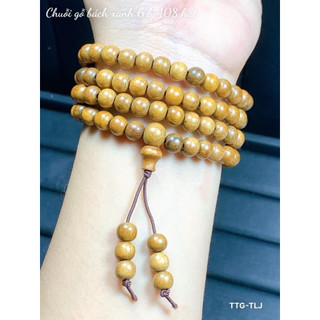 Chuỗi bách xanh 6ly 108 hạt thơm ngát thơm trọn đời