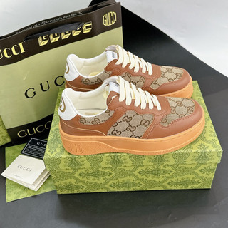 Giày Thể Thao Gucci Nâu Monogram Blue Beige GC Đế Cao 6cm Xanh Navy Hàng Cao Cấp Giayt Gucci nâu đế cao nam nữ