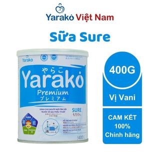 Sữa Cho Người Ốm YARAKO PREMIUM SURE Hỗ Trợ Phục Hồi Sức Khỏe Người Mới Ốm Dậy Trước Và Sau Phẫu Thuật Hộp 400g