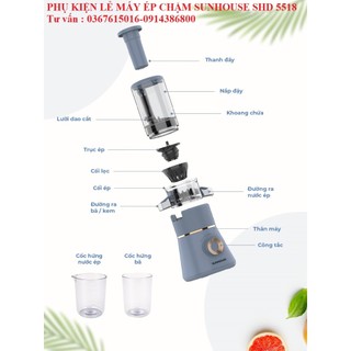 Phụ kiện máy ép chậm sunhouse shd5518