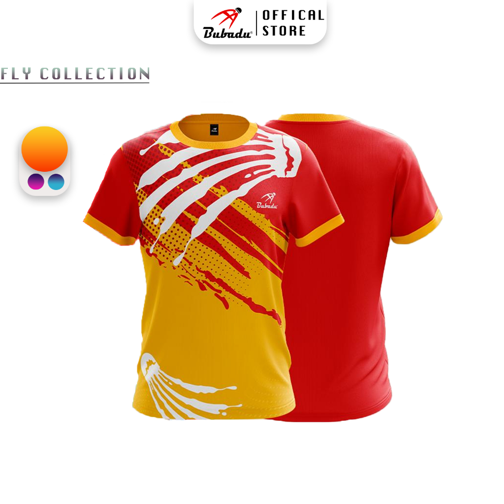 [CHÍNH HÃNG] ÁO CẦU LÔNG FLY BUBADU CHÍNH HÃNG THI ĐẤU