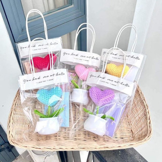 Túi quà tặng in chữ kích thước 20 x 25 cm