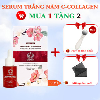 Serum dưỡng trắng da mờ thâm sạch nám c-renew với vitamin c và collagen peptide