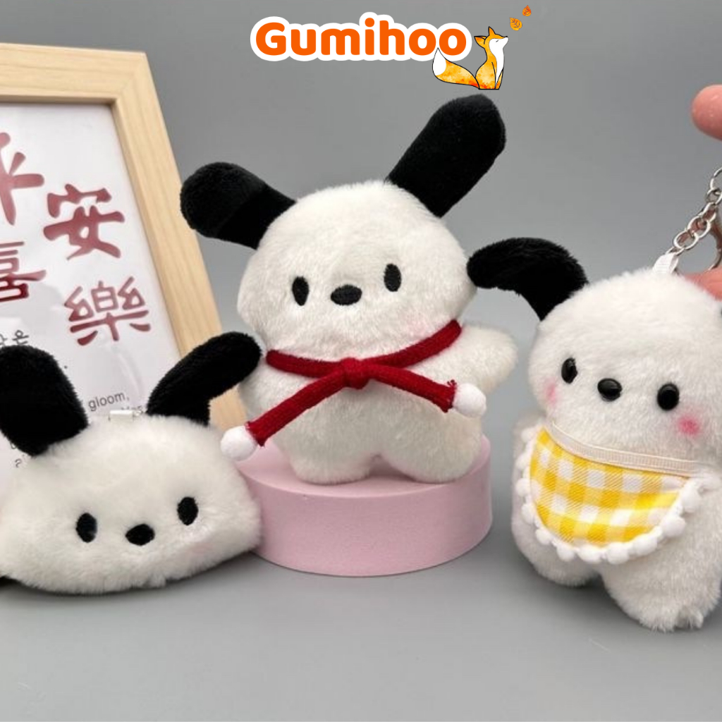 Móc khóa chó Pacha dễ thương dây chuyền búp bê nhỏ treo điện thoại balo quà tặng sinh nhật Gumihoo