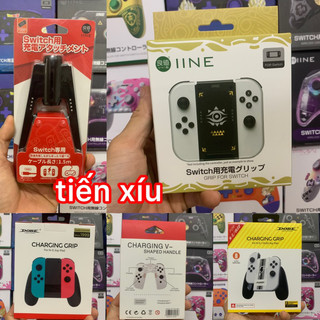 Tay cầm grip nintendo switch joycon iine zelda , dobe charging grip kiêm sạc joycon Hand Grip Nintendo Switch