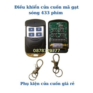 Điều Khiển Cửa Cuốn MÃ GẠT 433MHZ - Remote điều khiển có Pin và hướng dẫn sử dụng (SỈ GIÁ TỐT)