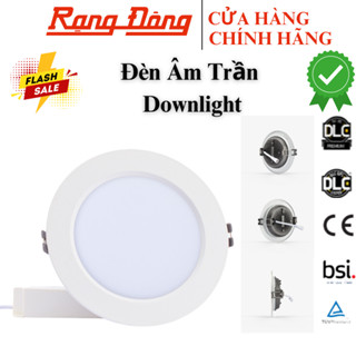 Đèn LED âm trần Rạng Đông, đèn mắt trâu downlight 5w,7w,9w,12w khoét lỗ trần 90, 110 Model AT04