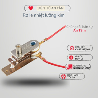 Rơ le nhiệt , relay lưỡng kim liền dây dùng cho nồi áp suất , nồi cơm điện điện tử an tâm.