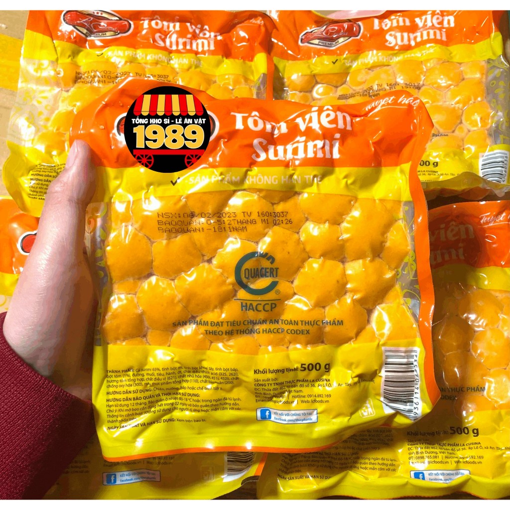 Tôm Viên Lacusina 500g