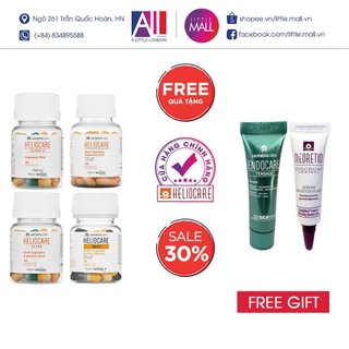 Viên uống chống nắng Heliocare oral ultra / ultra-d / 360  TẶNG sample Cantabria  (Nhập khẩu)