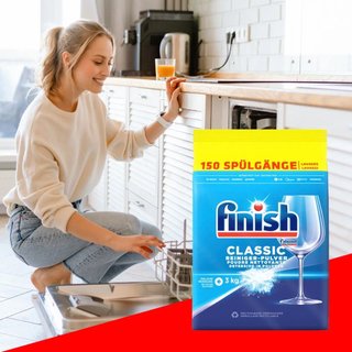 Bột Rửa Bát Finish 3kg Chuyên Dụng Dùng Cho Máy Rửa Chén Bát Bảo vệ máy rửa chén