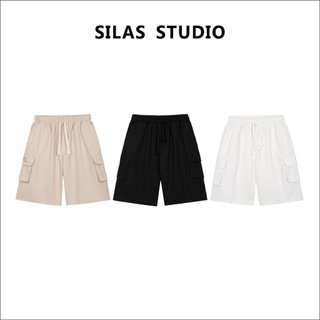 Quần short nam TÚI HỘP S1 , quần ngắn nam form ngang gối chất Kaki- Silas Unisex