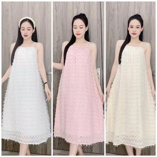 Váy Lông Vũ Thiết Kế Dáng Suông 3 Màu Kho Sỉ Bảo Ngọc 