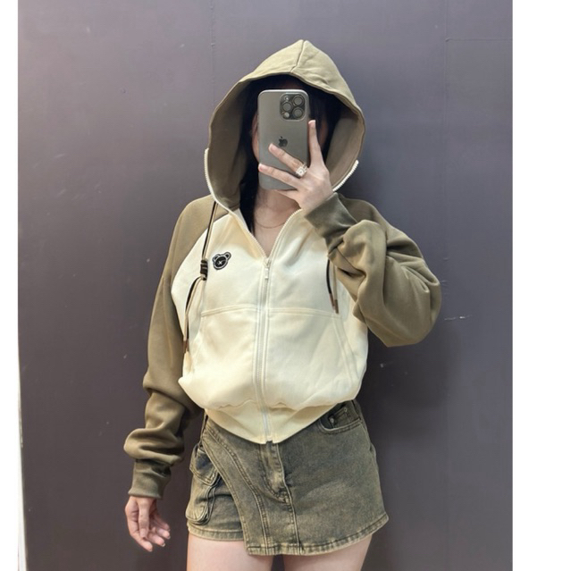 ÁO KHOÁC COTTON 2d Xịn raglan mới_Bee_ form lửng