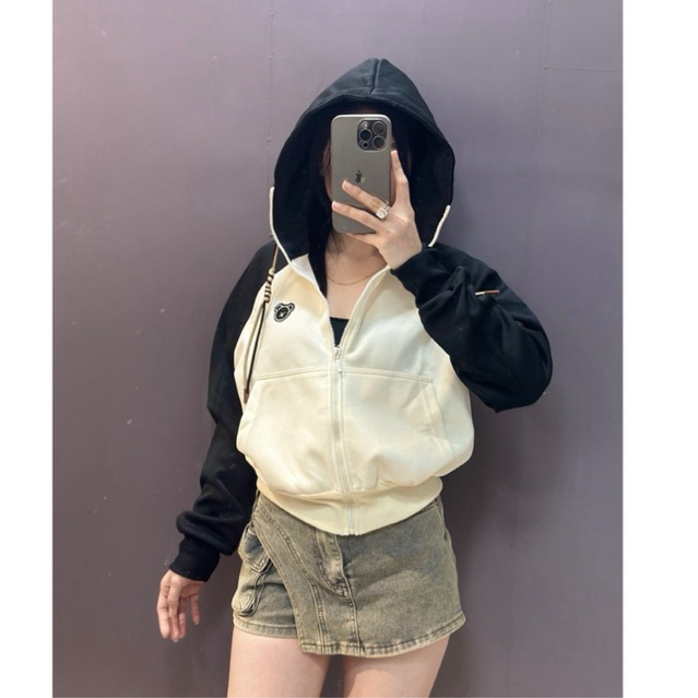 ÁO KHOÁC COTTON 2d Xịn raglan mới_Bee_ form lửng