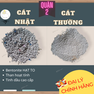 Cát Vệ Sinh Cho Mèo Cát Nhật MIN khử mùi ít bụi vón tốt, 8l