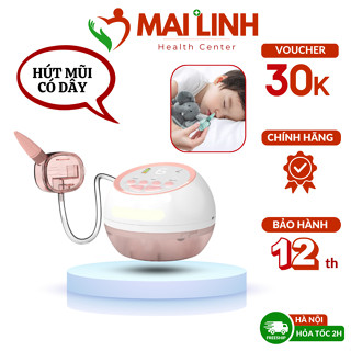 Máy Hút Mũi Có Dây Điện Tử Cao Cấp T10 Cho Trẻ Em Và Người Lớn Có Nhạc Và Đèn Với 6 Cấp Độ Hút, BÁC SĨ KHUYÊN DÙNG