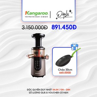 [diệp lê x kangaroo 4.4 máy ép chậm điện tử kangaroo kg180sjd