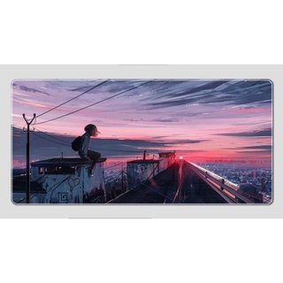Tấm lót chuột trải bàn size lớn 80 x 30, miếng lót chuột cỡ lớn, dày 3mm chống trượt, hình in sắc nét