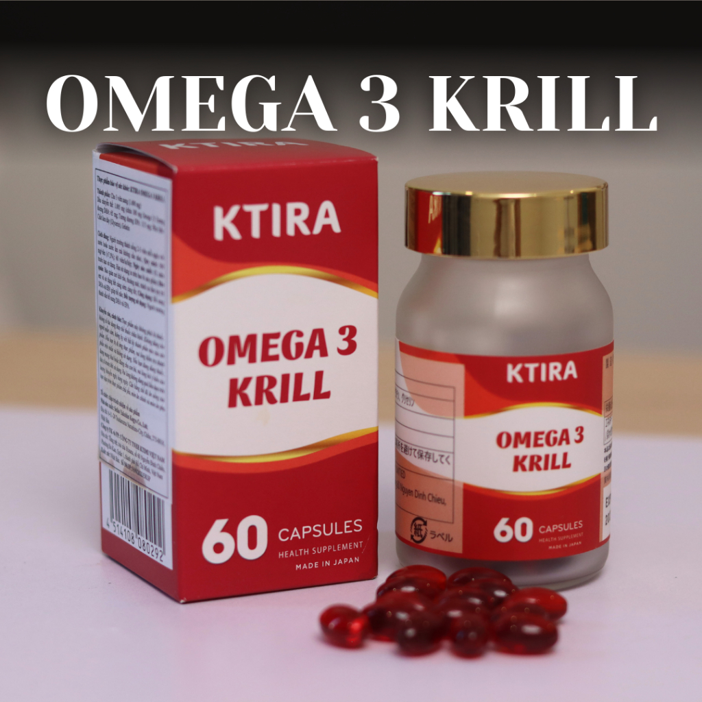 VIÊN UỐNG KTIRA OMEGA3 KRILL - 560 MG