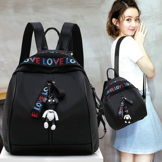 Balo gấu / Balo love ( tặng kèm móc khóa gấu )