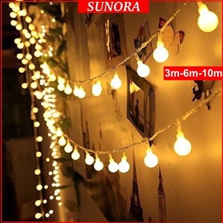 Dây Đèn Led Trang Trí Bóng Tròn Cherry Ball Cắm USB, Dùng Pin, Cắm Điện 220v