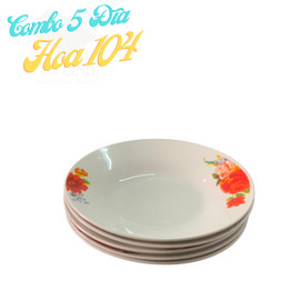 Combo 6 cái đĩa gốm sứ 7 inch 18cm,Set bộ 6 đĩa gốm sứ 18cm,combo đĩa đủ size