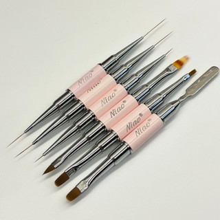  Cọ đắp gel niao 2 đầu đắp gel gôm cọ nét ombre nhiều mẫu cọ vẽ nail 