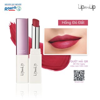  Son lì dưỡng môi siêu mịn Lip On Lip Silky Matte 2.2g - Hồng đỏ đất