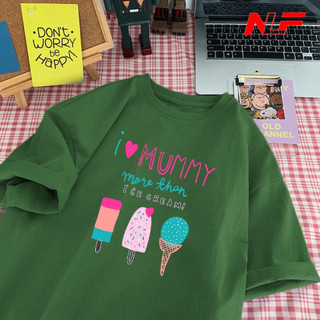 Áo Thun Unisex Tay Lỡ Chất Cotton Form Rộng MUMMY UNI-035 - Áo Thun Nữ - Áo Thun Nam - NLF Unisex Fashion