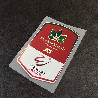 Logo Decal Ép Nhiệt PVC Cao Cấp Patch V.League Cúp Quốc Gia 2024 Chuẩn VPF Tự in tại nhà bền màu