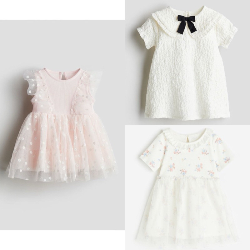 [KIDDO] Váy cộc tay H&M bé gái siêu đáng yêu