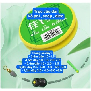 Trục câu đài chuyên rô phi , chép , diếc chính hãng MC jiadiaoni
