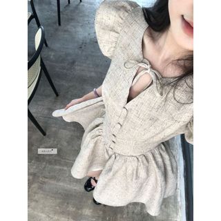 Đầm cánh tiên - đầm tiểu thư thiết kế 𝐌𝐞𝐢𝐤𝐨 𝐃𝐫𝐞𝐬𝐬 phong cách Hàn Quốc nhiennhienvintage BD41