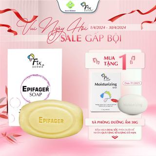 Xà Phòng Trắng Sáng Da, Mờ Thâm Nám, Tàn Nhang FIXDERMA Epifager Soap Giúp Da Sáng Mịn Đều Màu 30g 
