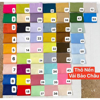 Thô Nến Màu may áo váy đầm