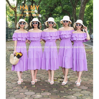 Thô Nến Màu may áo váy đầm