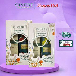 Combo Sữa tắm cao cấp và Sữa rửa mặt GIVEBE chăm sóc làn da, giảm thâm mụn, sáng da