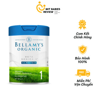  SỮA BELLAMY'S ORGANIC BETA GENICA ĐẠM A2 SỐ 1,2,3,4 800G  Lon  