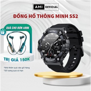 Đồng hồ thông minh Smart watch SS2 Pro  nghe gọi lướt web, Đồng hồ thể thao đo nhịp tim, phân tích giấc ngủ Ami official