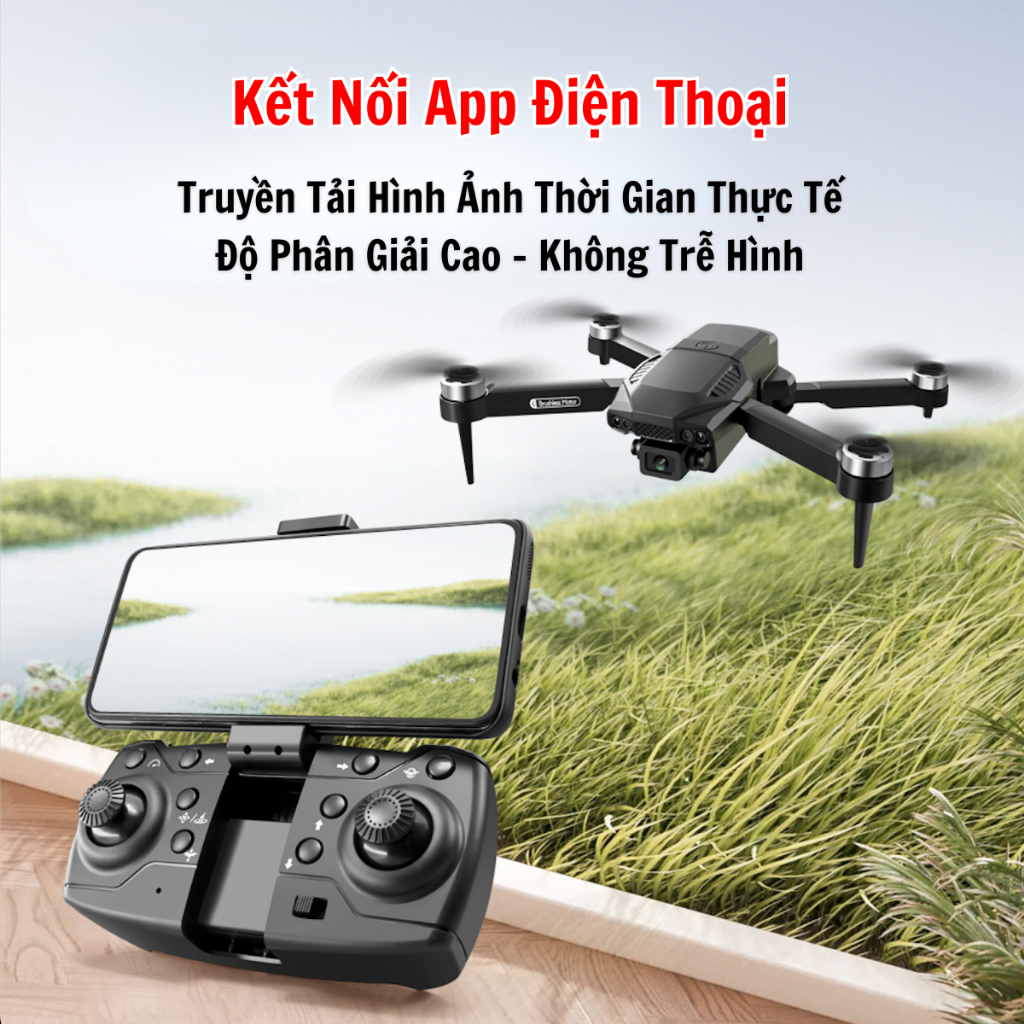 PIycam Mini, Flycam Giá Rẻ, Máy Bay Không Người Lái F198 Camera 4K Full HD,Chế Độ Cảm Biến Tránh Va Chạm Tự Động | BigBuy360 - bigbuy360.vn