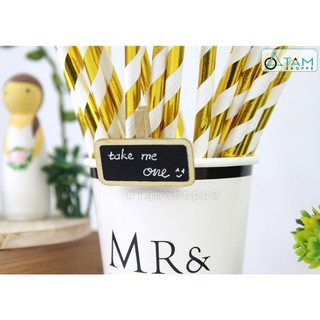Kẹp note bảng đen viết phấn mini [kẹp gỗ - dễ viết] BANGDEN-10 TTTM