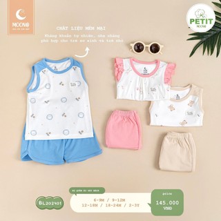 Moon bộ ba lỗ cho bé trai bé gái dưới 3 tuổi