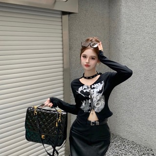 Áo Croptop phối Choker cổ
