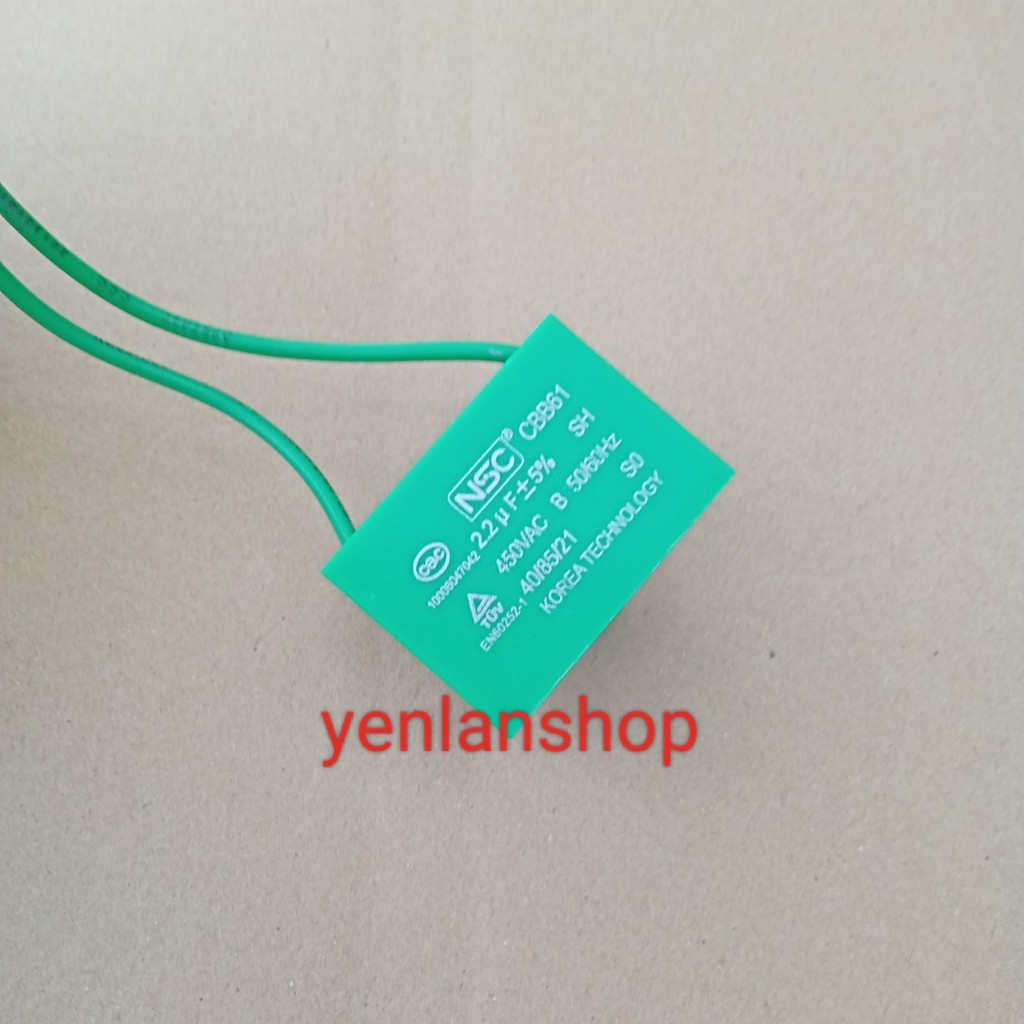 Tụ Quạt Trần Dễ Thay Thế 2.2uf