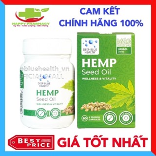 [Chính Hãng] Viên Tinh Dầu Hạt Gai Dầu Deep Blue Health H.emp Seed Oil ( Hũ 60 viên)