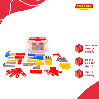 Bộ đồ chơi lắp ráp kỹ thuật 72 cho bé Polesie 47151 - Hàng chính hãng nhập khẩu châu âu